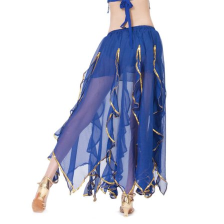 Dansande kjol Spansk kjol KUNGSBLÅ