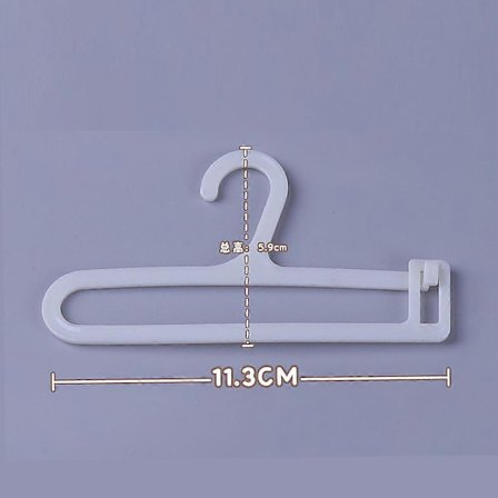 Mini Clothesse Kleshenger for Labubu og Andre 17cm Dukker Labubu Skohylle Dukketilbehør Leker for Barn[YJD]