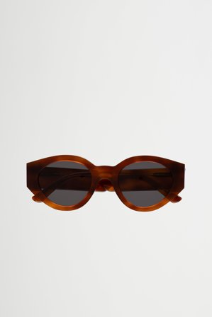 Polly Amber - grey solid lens