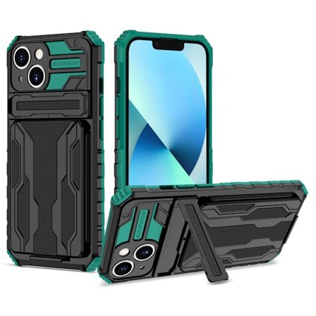 iPhone 13 - Plånboksfodral med Kortplatser och Kickstand