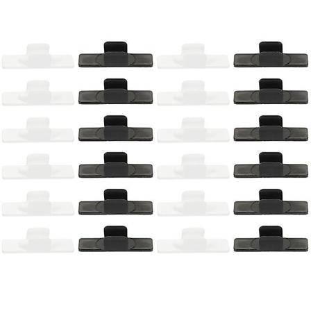 24 stk Plastpenn Holder Klips Hvittavlepenn Klips Holder Selvklebende Penn Klips Assortert Farge 4.8X Assorted Color 4.8X1.5X1.4CM