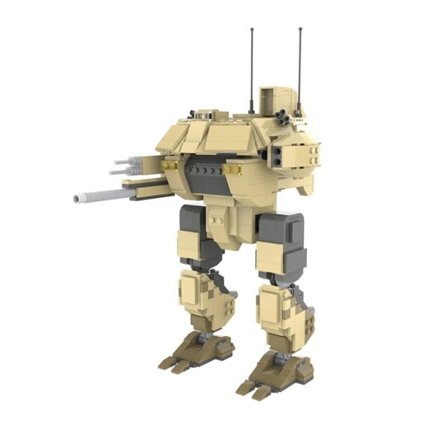 GDI Titan MK-1 (V3) Building Block Kit Battle Robot Command Tiberium Wars Desert Combat Walker