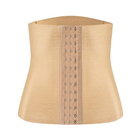 Waist trainer Korsett Kroppsformare Bantningsbälte Korsett Damer Shapewear Mage Efter förlossning Magslida Korrigerande Modellering Strap,beige