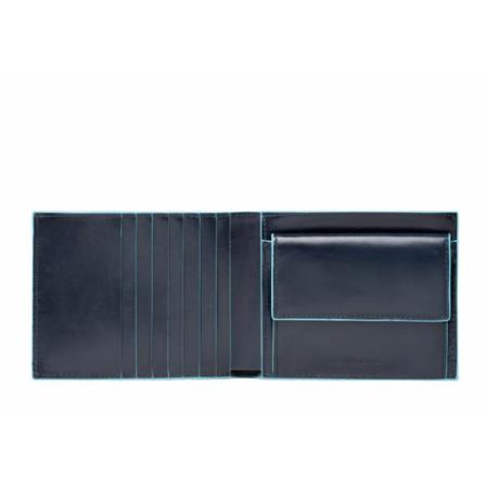 Piquadro, Wallet Pu 1239B2R Niebieski, Kobieta, Rozmiar: ONE Size