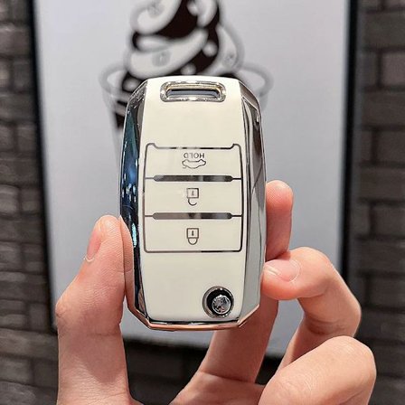 Bilnyckelfodral för Kia RIO 3 4 Hyundai I30 Optima Xceed Ceed 2 Sorento 2011 Forte Niro 2023 Soul 2019 EV6 Sportage 4 Stonic