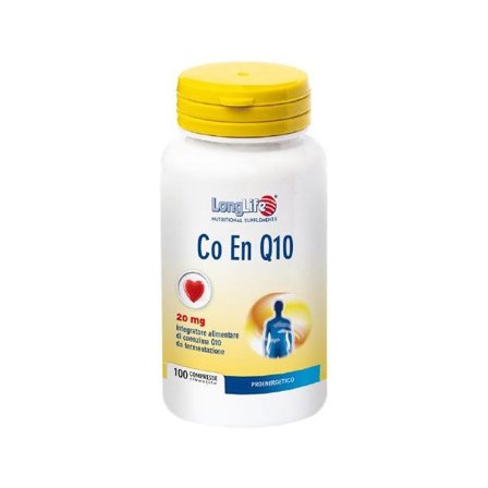 Longlife Coenzima Q10 20mg 100 Compresse