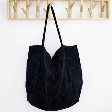 Shopper Bag Canvas Bag SVART