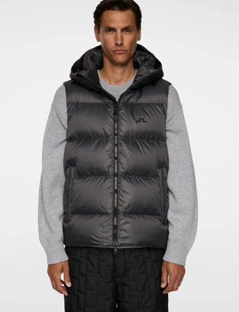 J. Lindeberg Daryl Down Vest - Grey - L