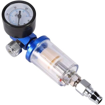 Luftkompressor for lakksprøyte, luftregulator, vannutskiller for lakksprøyte