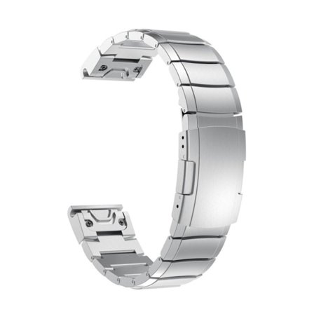 Garmin Enduro 3 Titanium Alloy Quick Release Watch Band - Silver