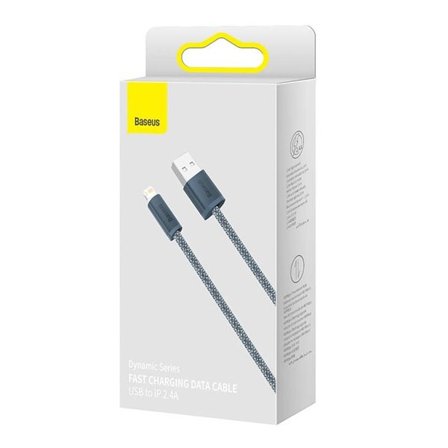 Baseus Dynamic Series-kabel USB til Lightning, 2,4A, 1 m (grå)
