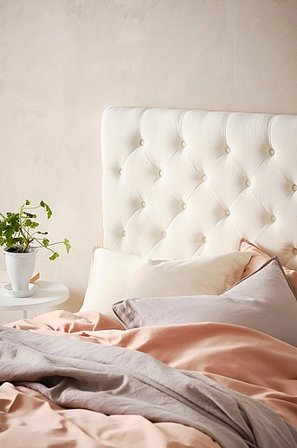 Jotex - Kopfteil 120 Cm Naturweiß - SKENE - Kaufe Bettkopfteile bei Jotex