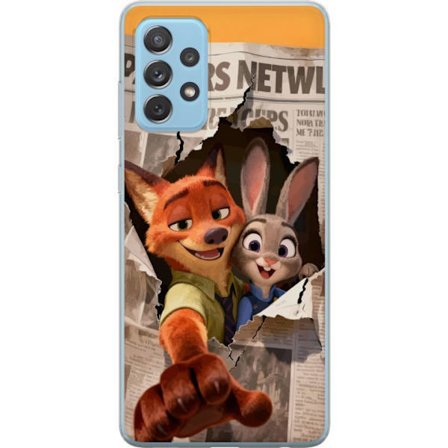 Kompatibelt mobiltelefondeksel for Samsung Samsung Galaxy A52 5G Zootopia Disney-film eventyr dyreby