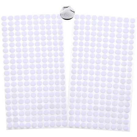 400 kpl itseliimautuvia pisteitä, 200 paria tarranauhoja, 10 mm tarranauhapisteitä kaksipuolisia itseliimautuvia lappuja, silmukka itseliimautuva 