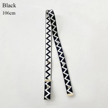 Skulderveske Stropp Veske Erstatningsstropp SVART 106CM black 106cm