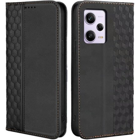 Coque - Xiaomi - Redmi Note 12 5G - Mosaik - Lädereffekt - Magnetisk stängning