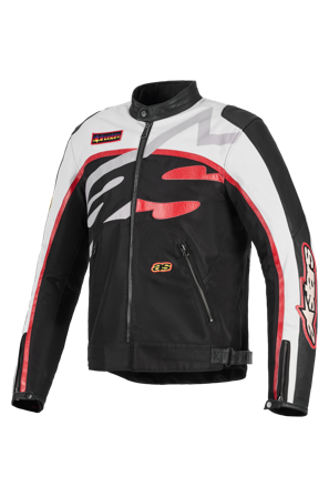 Alpinestars Axton MC Jacket Black/Off White/Red L