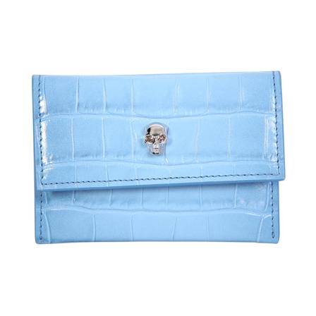 Alexander McQueen Wallets & Cardholders Blå, Dame Punge og Kortholder, Størrelse: ONE Size