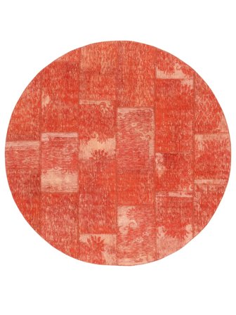 Patchwork Dywan Ø 195 Wełna