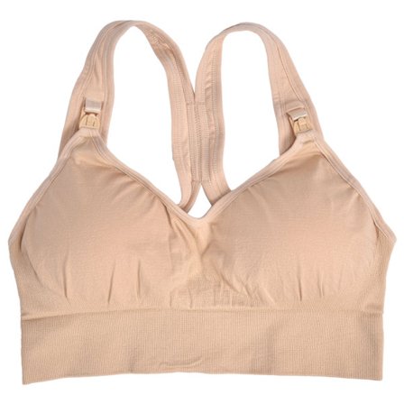 Sømløs sports-bh til kvinder med frontlukning, trådløs amme-bh til gravide