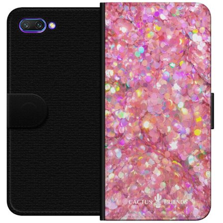 Kompatibel Tegnebogsetui til Honor Honor 10 Cactus and Friends – PinkGlitter