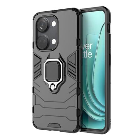 SKALO OnePlus Nord 3 5G / Ace 2V Armor Hybridi metallirengas kuo Black