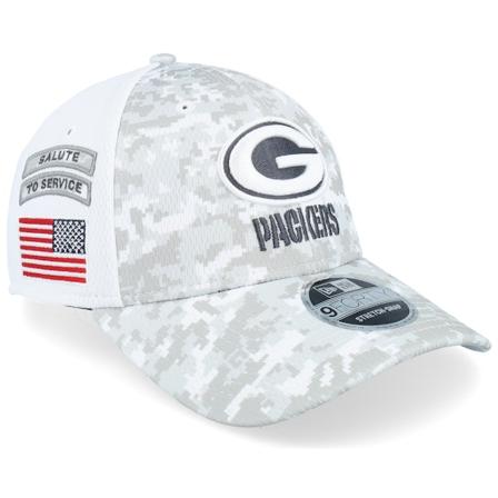 New Era - NFL Camo adjustable Cap - Green Bay Packers Nfl24 Salute To Service 9FORTY Camo/White Adjustable @ Hatstore