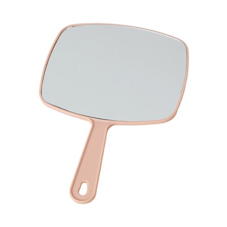 Stort Håndspejl i Fuld Længde 10,2 Tommer Skønhedsspejl med Håndtag Høj Reflektion til Salon Hjemmebrug