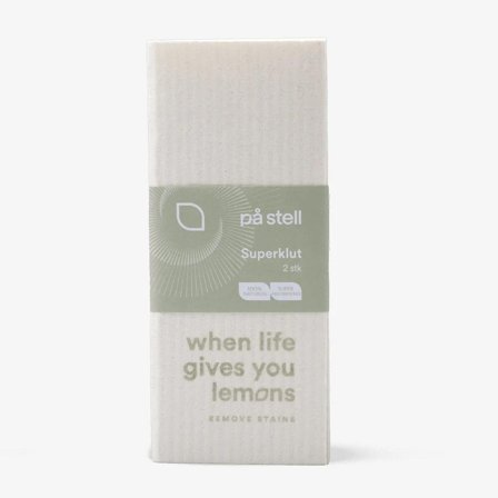 På Stell Superklut 2pk Flekkfjerning+rengjøring cellulose