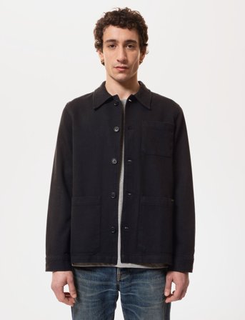 Nudie Jeans Barney Worker Jacket - Black - XL