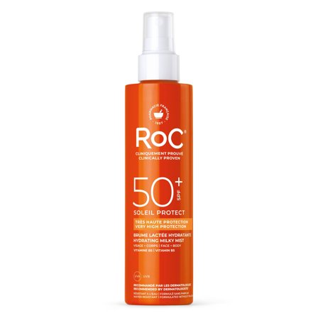 ROC Lozione Spray Solare Corpo Idratante SPF50+ 200ml - Spray solare corpo alta prot.