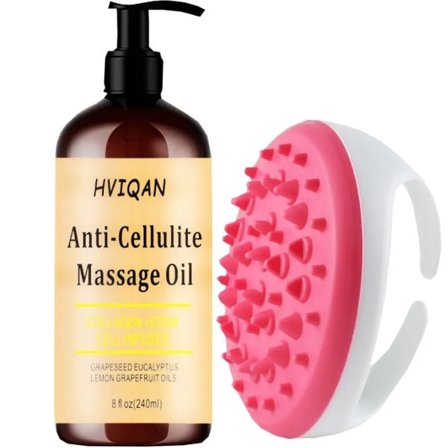 Super 240ml/8FL.OZ Oil Banning Detox Grapesead Oil Make Knapp Mag Massage Olja Anti-celluliter Hälsosam Ingefära Massage Olja