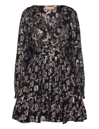 Georgette Mini Dress Black By Ti Mo