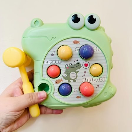 Interaktivt bankeleke-hammerspill for barn, puslespill, banke-skrivebordsspill, bursdagsgave [D]