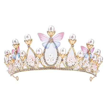 Tiaror för prinsessor till flickor, födelsedagskrona