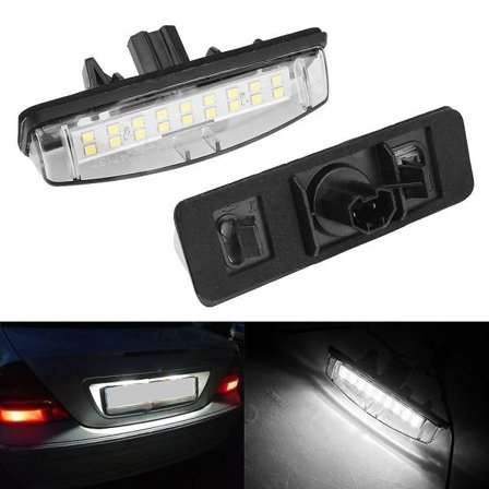 CANBUS Ingen fejl 2. LED-nummerpladelys til MITSUBISHI Colt plus Grandis 2003~ Hvid nummerpladelampe