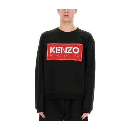 Kenzo, Sweatshirt Czarny, Mężczyzna, Rozmiar: S
