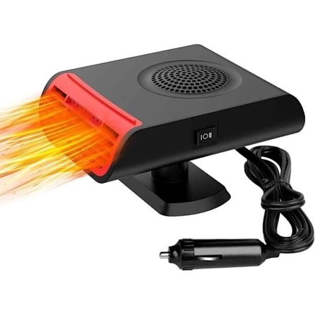 Bærbar Bilvarmer - 12V - 150W - Varme- og Kølefunktion - Sort - Universal