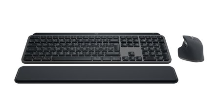 Logitech MX Keys S Combo - tastatur- og mussett - QWERTY - US International - grafitt Inn-enhet