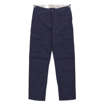 Carhartt Wip, Straight Trousers Niebieski, Mężczyzna, Rozmiar: W36 L30