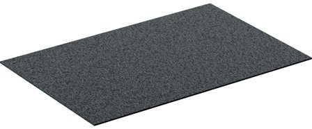 Ifö Elegant Antisklimatte lysegrå, 50.2 cm T=33 cm, Baderom