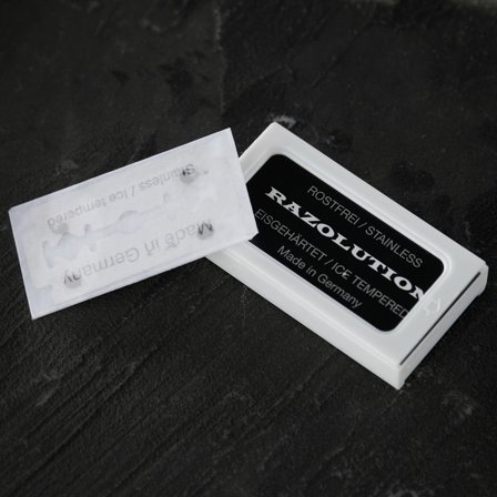 Pack de 10 cuchillas de afeitar de Razolution para hombres - Maquinillas de afeitar clásicas