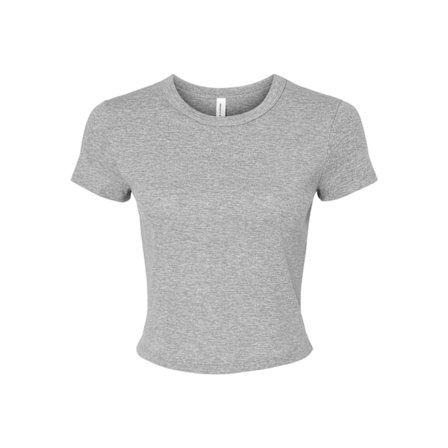 Bella + Canvas Dam/Dam Heather Crop Top 14 UK - 16 UK Ath