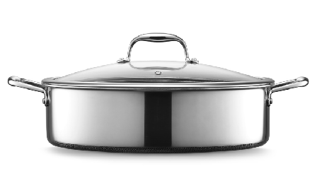 HexClad Sautépanne med lokk 6.6L Non-stick