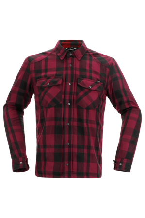 Motorradhemd Richa Forest Schwarz/Weinrot 6XL