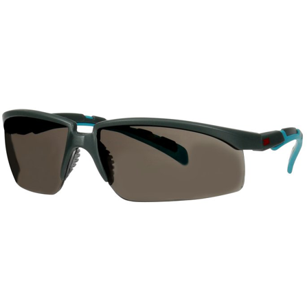 3M Solus 2000 Vernebriller Grå/blå brillestang, klargrå linse, Øye- & ansiktsbeskyttelse