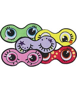 Textilmärke ögon Gul