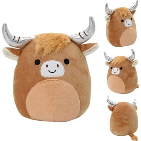 Highland Ko Plyschleksak Mjukt Gosedjur Docka 20cm Yak Ko Plyschleksaker Kramgo Docka för Barn Gåva_TF_TF
