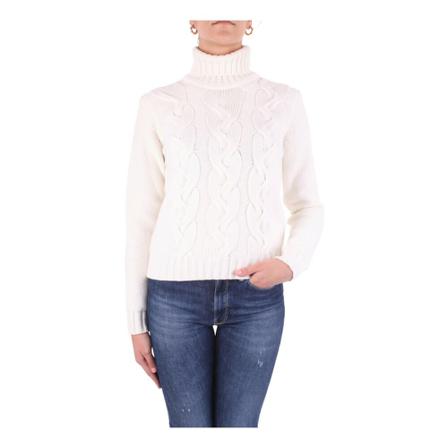 K-Way, Turtlenecks Biały, Kobieta, Rozmiar: M