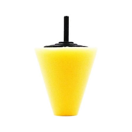 Automatisk Hjulpoleringsvamp för Elektrisk Borr 3 tum Poleringsboll Poleringskon Bilnav Buffing Svampdyna